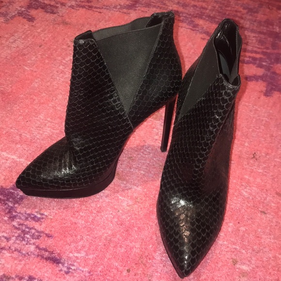 COPY - YSL black python bootie - Picture 3 of 11